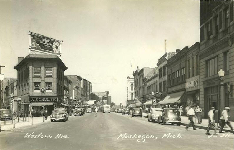 Downtown Muskegon, MI 19251970